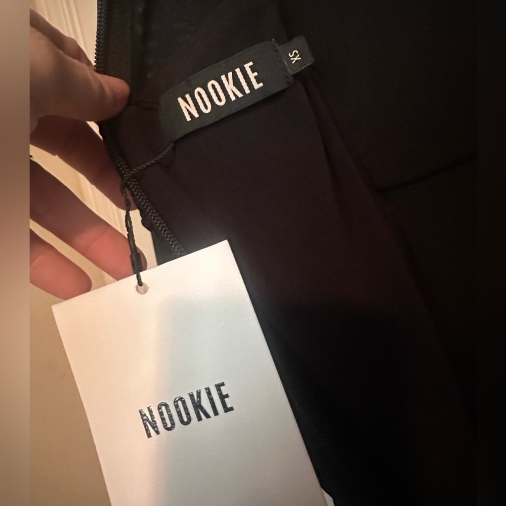 NWT Nookie Intrigue Mini Dress Black | MSRP $329.95 - Picture 8 of 8